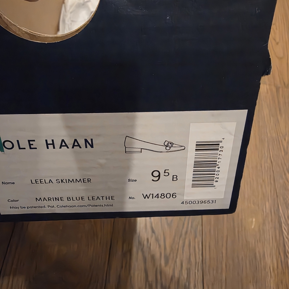 BRAND NEW Cole Haan Women's Blue Loafers - Picture 8 of 8